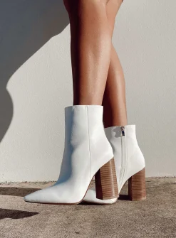 Princess Polly Billini Tio Boots  White Flash Sale