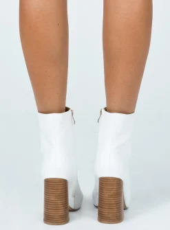 Princess Polly Billini Tio Boots  White Flash Sale