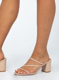 Princess Polly Billini Yazmin Heels  Nude Sale