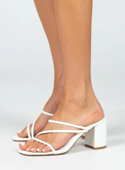 Princess Polly Billini Yazmin Heels  White Store