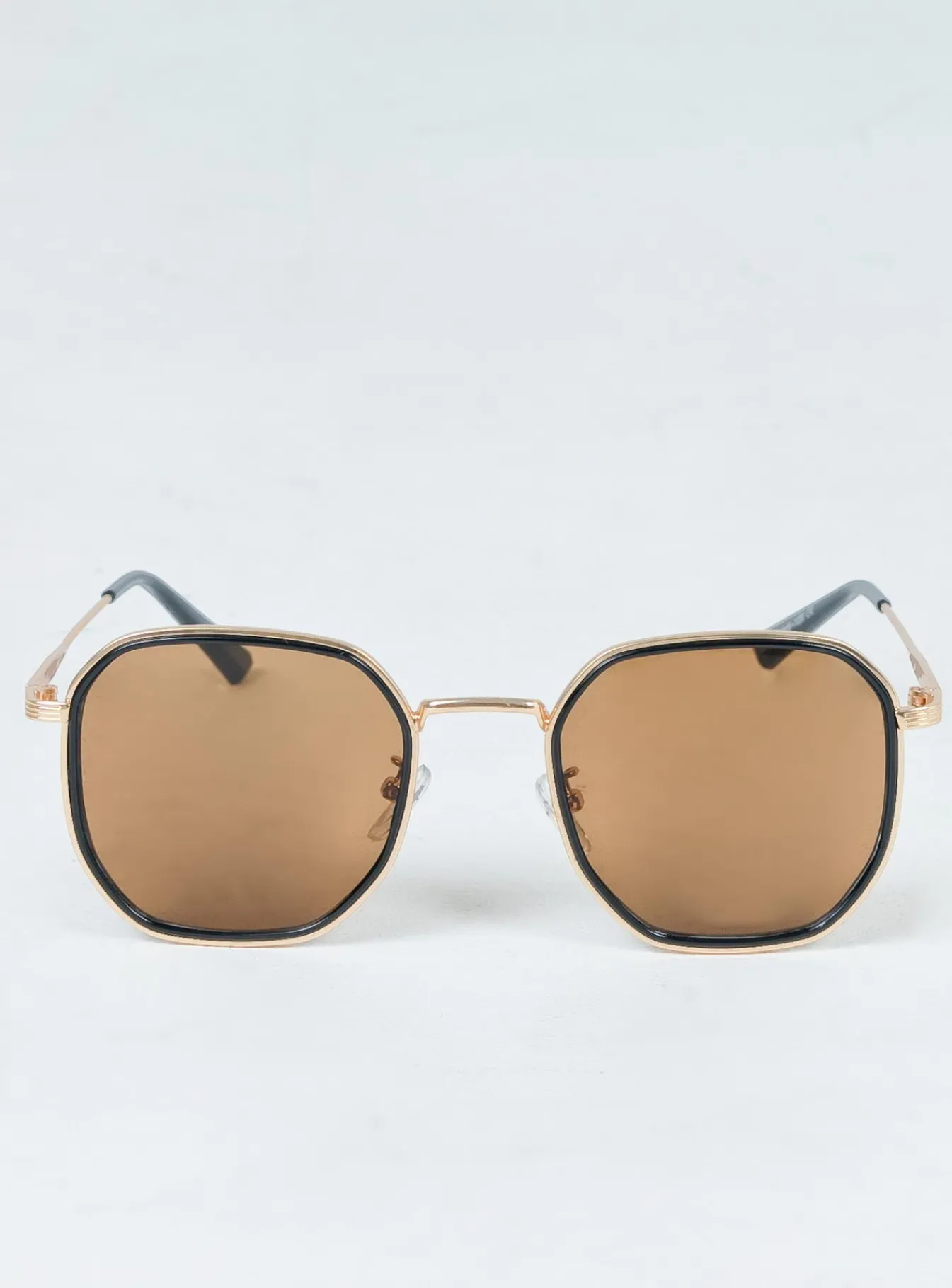 Princess Polly Blade Sunglasses Brown Shop