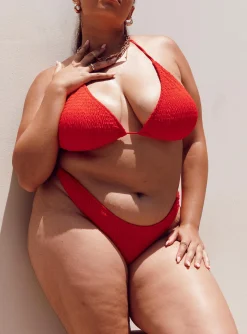 Princess Polly Blanca Bikini Bottomscurve   Red Cheap