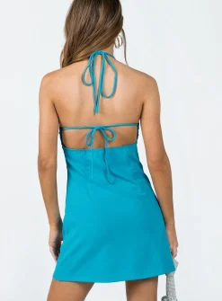 Princess Polly Blanco Mini Dress Blue Sale