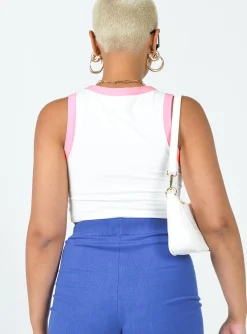 Princess Polly Bless This Mess Top  White Fashion