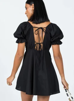 Princess Polly Blissful Mini Dress  Black Best Sale