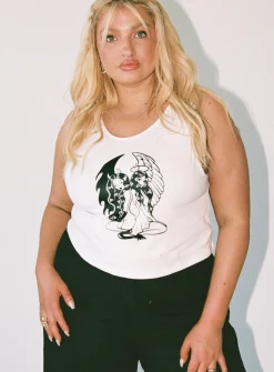 Princess Polly Blizzard Tank Topcurve   White Best