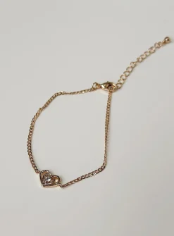 Princess Polly Blooming Bracelet  Gold Flash Sale