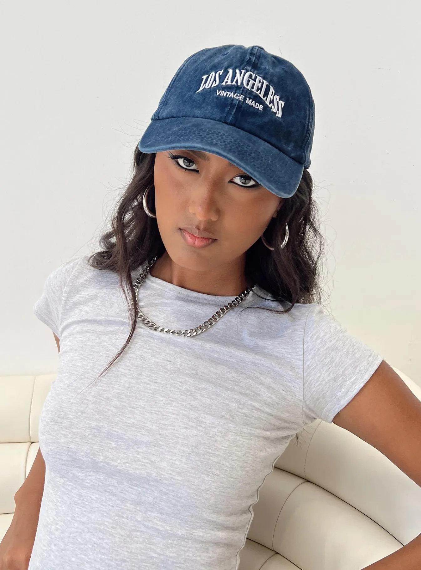 Princess Polly Blvd Cap Denim Sale