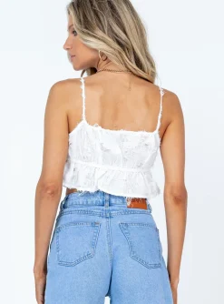 Princess Polly Bobbie Top White Best