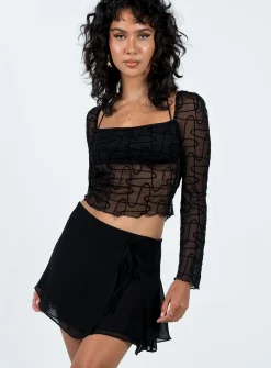 Princess Polly Boda Mini Skirt  Black Online