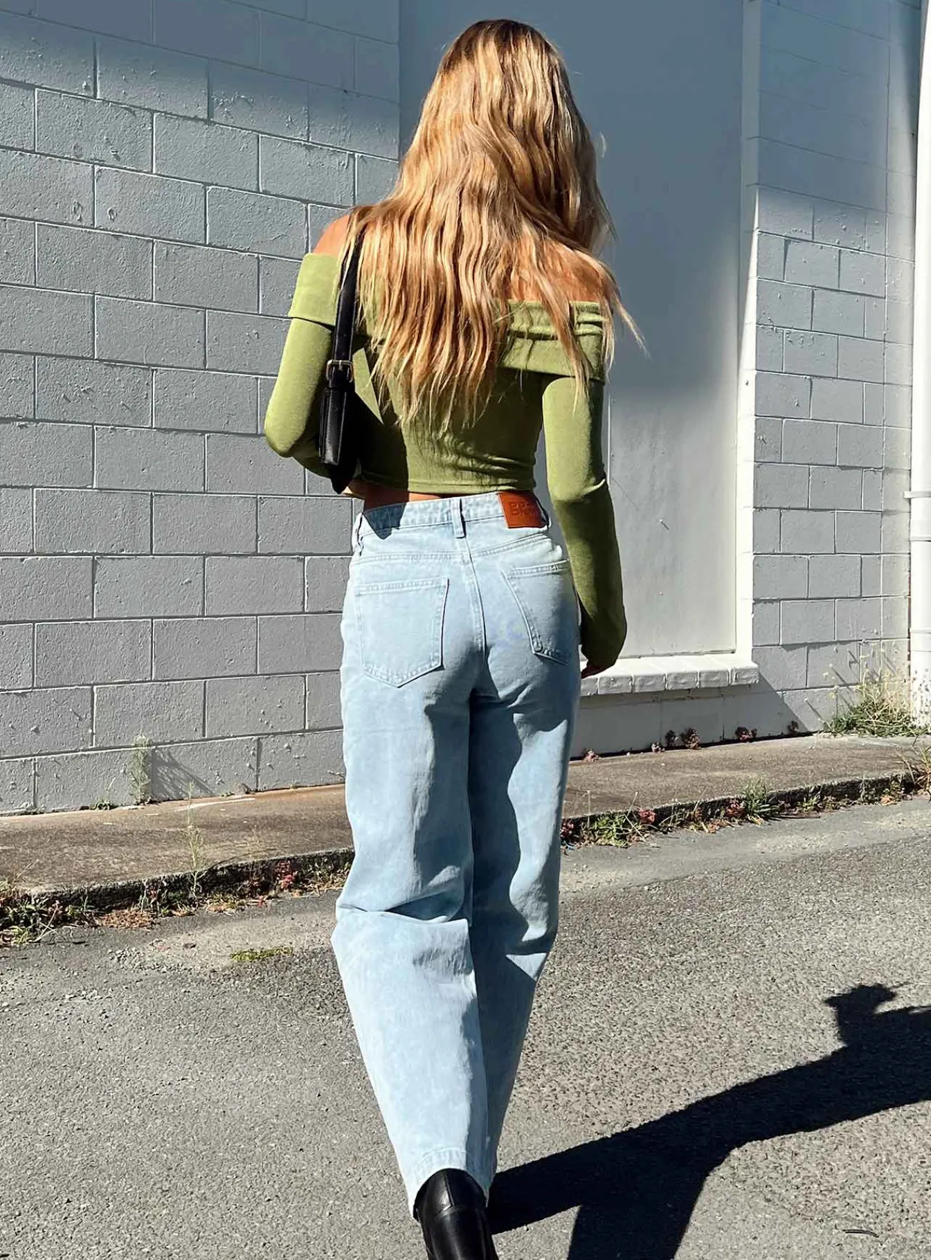 Princess Polly Booran Wide Leg Light Washjean Denim Fashion
