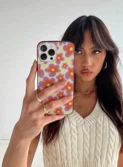 Princess Polly Botanica Iphone Case   Yellow Floral Hot