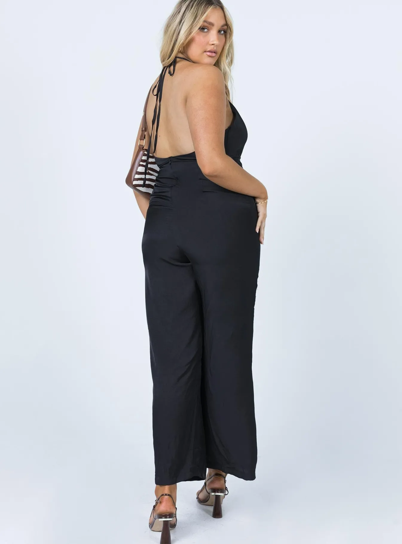 Princess Polly Both Of Us Jumpsuit Black Clearance