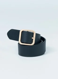 Princess Polly Boyish Belt   Black / Gold Cheap