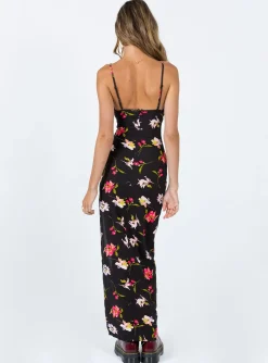 Princess Polly Brailey Maxi Dressmulti   Black Fashion