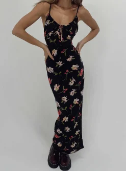 Princess Polly Brailey Maxi Dressmulti   Black Fashion