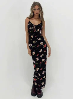 Princess Polly Brailey Maxi Dressmulti   Black Fashion