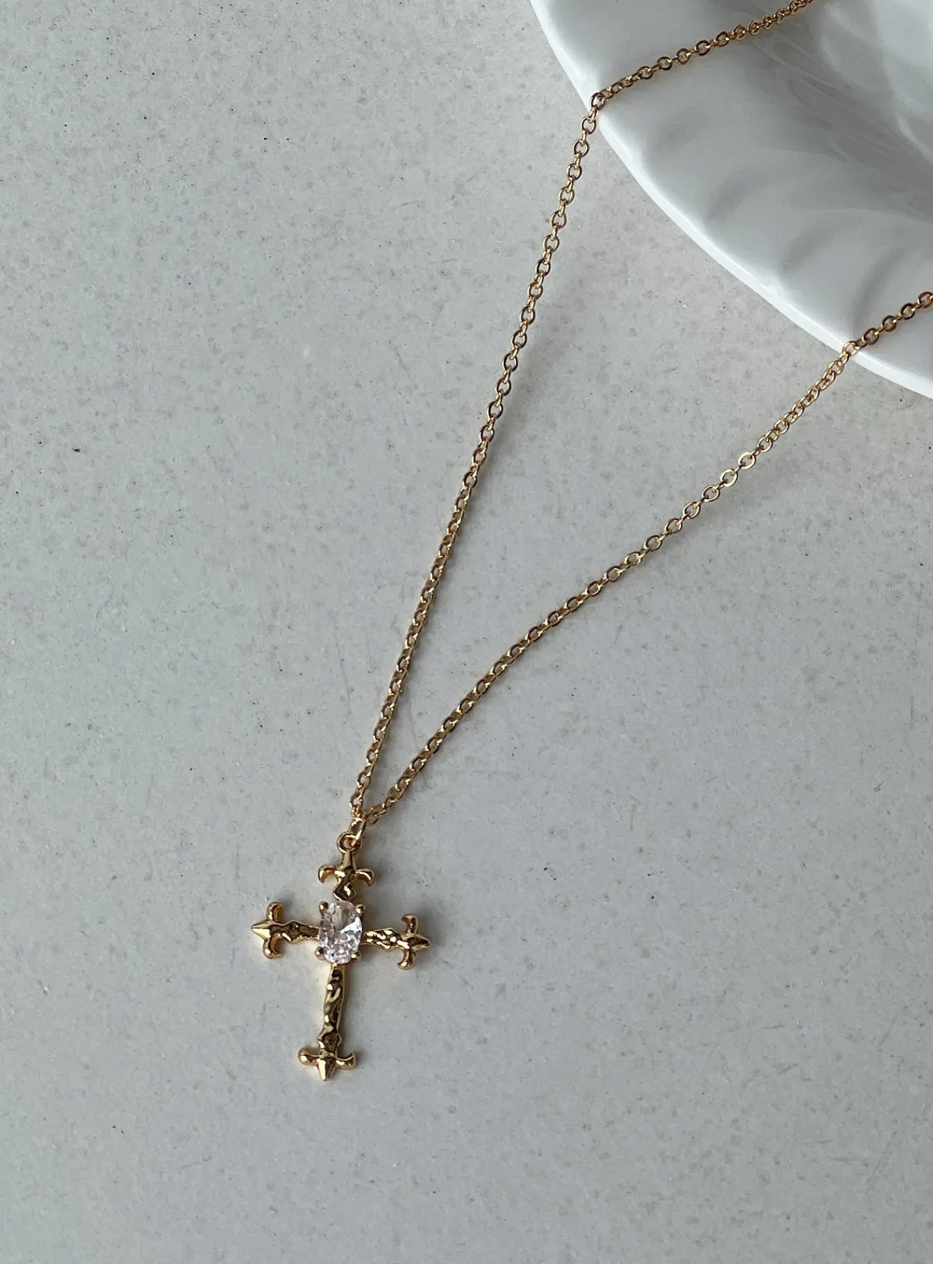 Princess Polly Brassie Necklace Gold Best