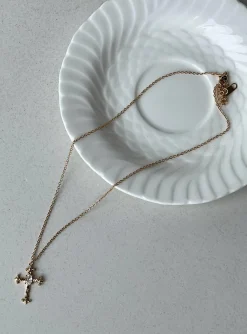 Princess Polly Brassie Necklace Gold Best