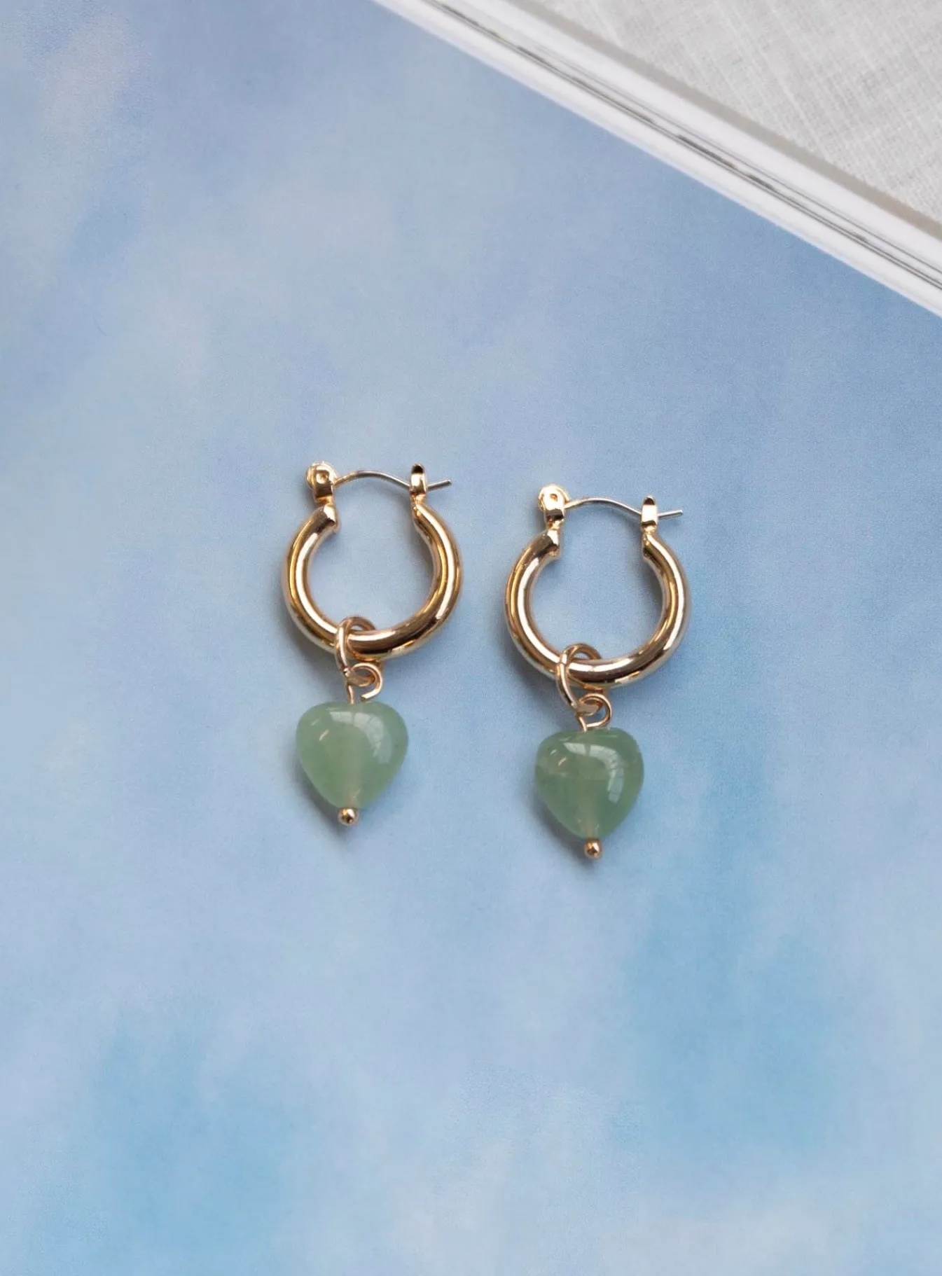 Princess Polly Breaking Hearts Earrings Green Flash Sale