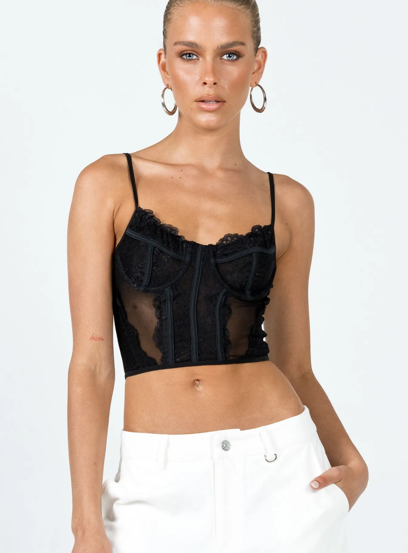 Princess Polly Brentwood Top Black Best