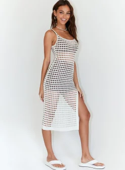 Princess Polly Bria Midi Dress Off White Shop