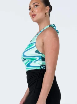 Princess Polly Briana Bodysuitmulti   Green Flash Sale
