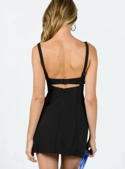 Princess Polly Briana Mini Dress  Black Discount