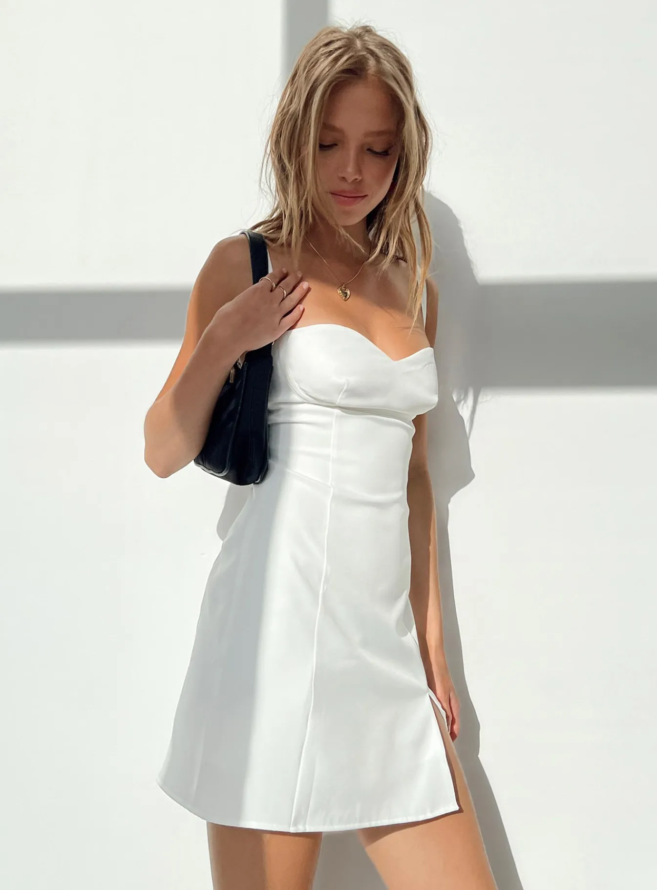 Princess Polly Briana Mini Dress White Cheap