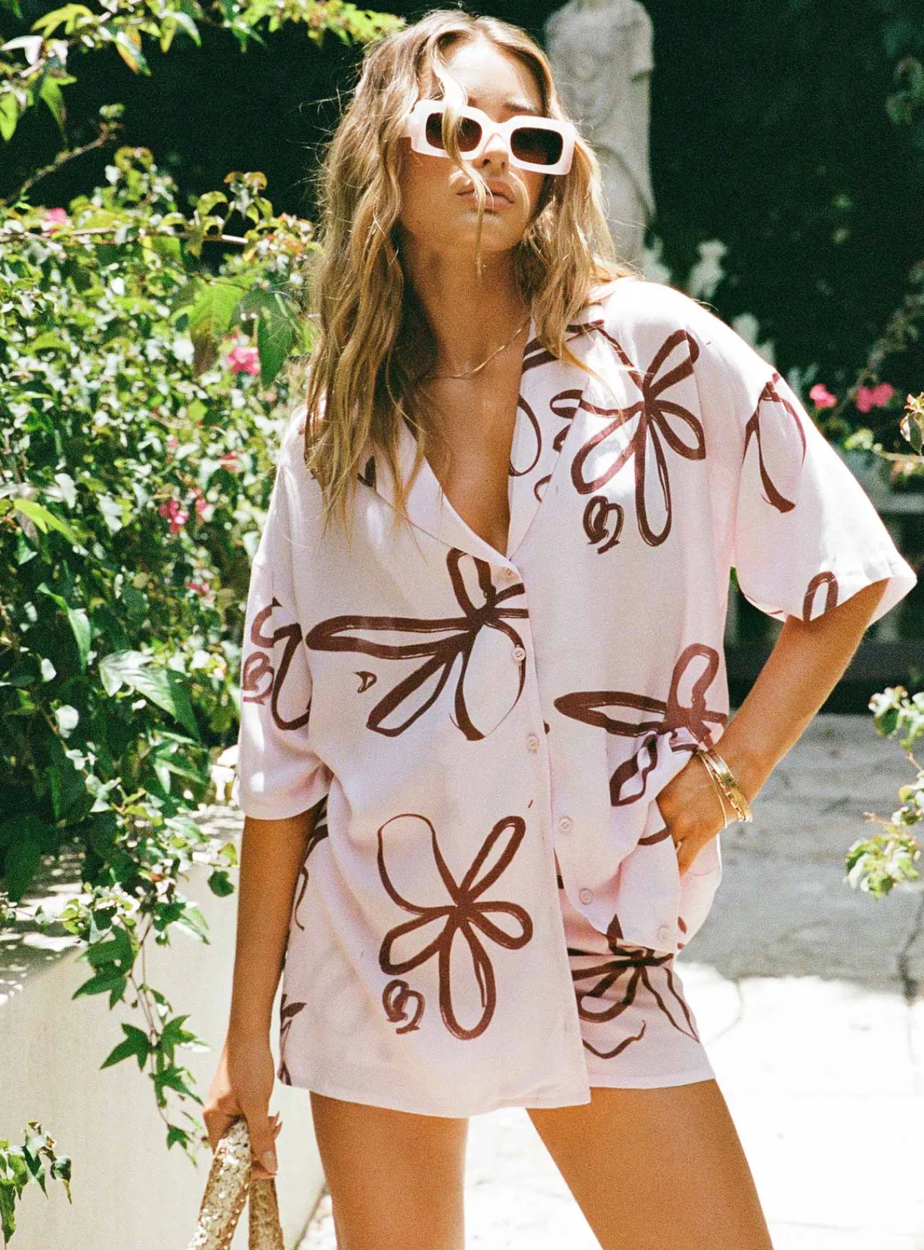 Princess Polly Briata Bloom Shirt Pink Store