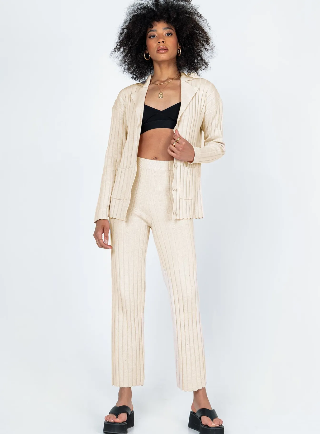 Princess Polly Brighton Set Beige Fashion