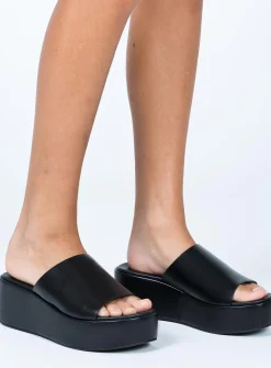 Princess Polly Britta Platform Heels  Black Online