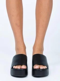 Princess Polly Britta Platform Heels  Black Online