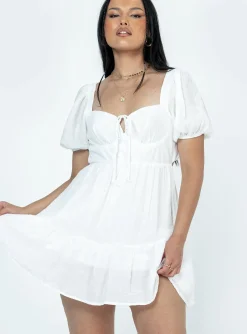 Princess Polly Britten Mini Dress  White Fashion