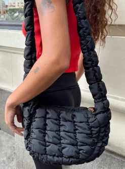 Princess Polly Brolga Quilted Crossbody Bag  Black Store
