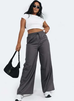 Princess Polly Brunie Pants  Slate Flash Sale
