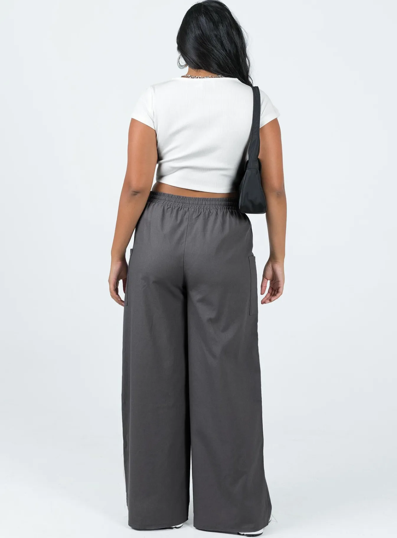 Princess Polly Brunie Pants Slate Flash Sale