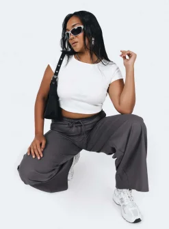 Princess Polly Brunie Pants Slate Flash Sale