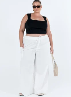 Princess Polly Brunie Pantscurve   White Best Sale