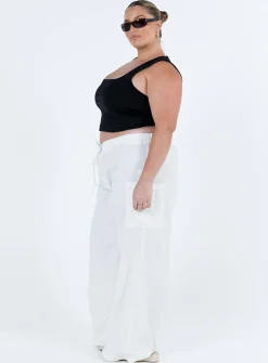 Princess Polly Brunie Pantscurve   White Best Sale