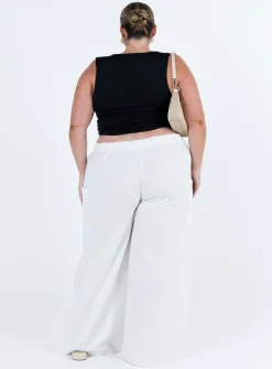 Princess Polly Brunie Pantscurve   White Best Sale