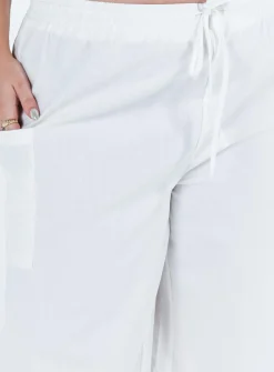 Princess Polly Brunie Pantscurve   White Best Sale