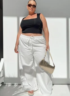 Princess Polly Brunie Pantscurve   White Best Sale