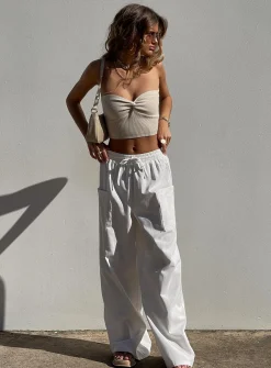 Princess Polly Brunie Pantstall   White Online