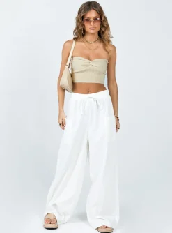 Princess Polly Brunie Pantstall   White Online