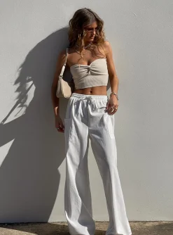Princess Polly Brunie Pantstall   White Online
