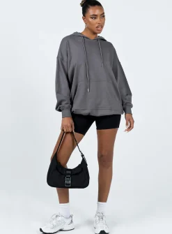 Princess Polly Brunz Sweater Dress  Charcoal Clearance