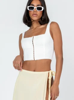 Princess Polly Bryleigh Top  White Sale