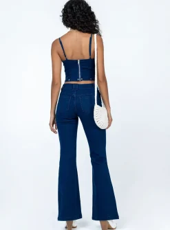 Princess Polly Buckleyjeans Blue Denim Hot