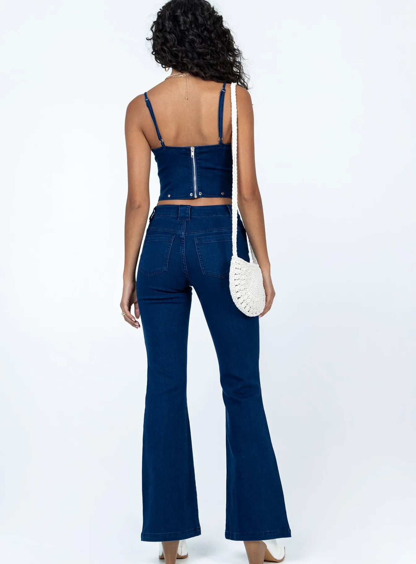 Princess Polly Buckleyjeans Blue Denim Hot